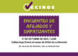 Encuentro afiliados simpatizantes sábado 17 octubre 2021 VxSLE